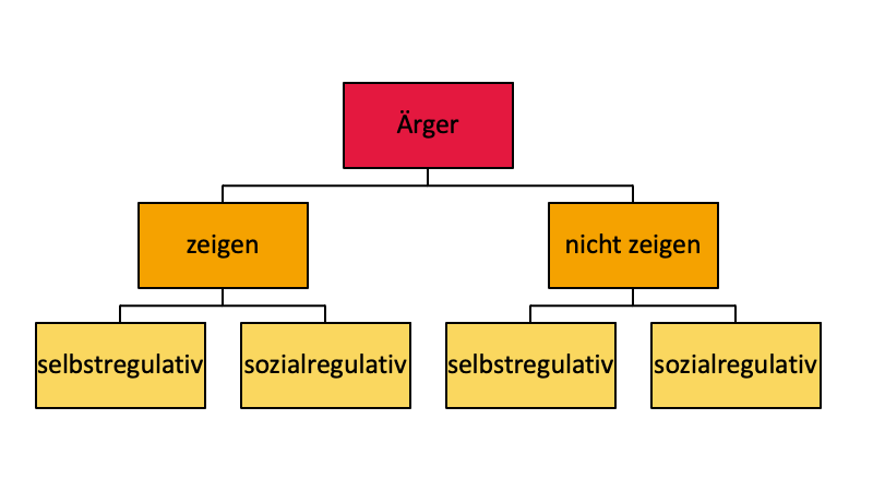 Die funktionale Bedeutung des Zeigens und Nicht-Zeigens von Ärger